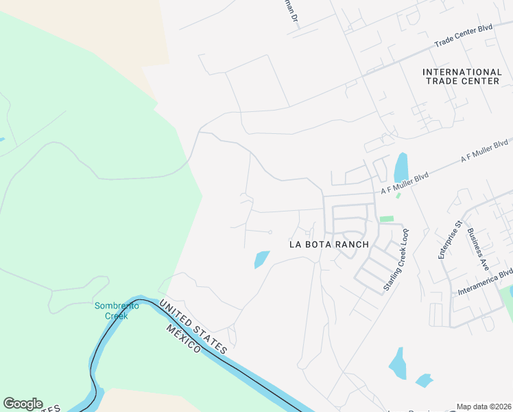 map of restaurants, bars, coffee shops, grocery stores, and more near 110 Cardinal Lane in Laredo