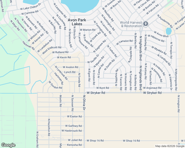 map of restaurants, bars, coffee shops, grocery stores, and more near 1900 North Martin Road in Avon Park