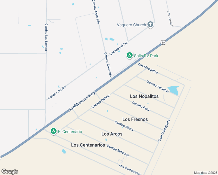 map of restaurants, bars, coffee shops, grocery stores, and more near 14587 U.S. 59 in Laredo