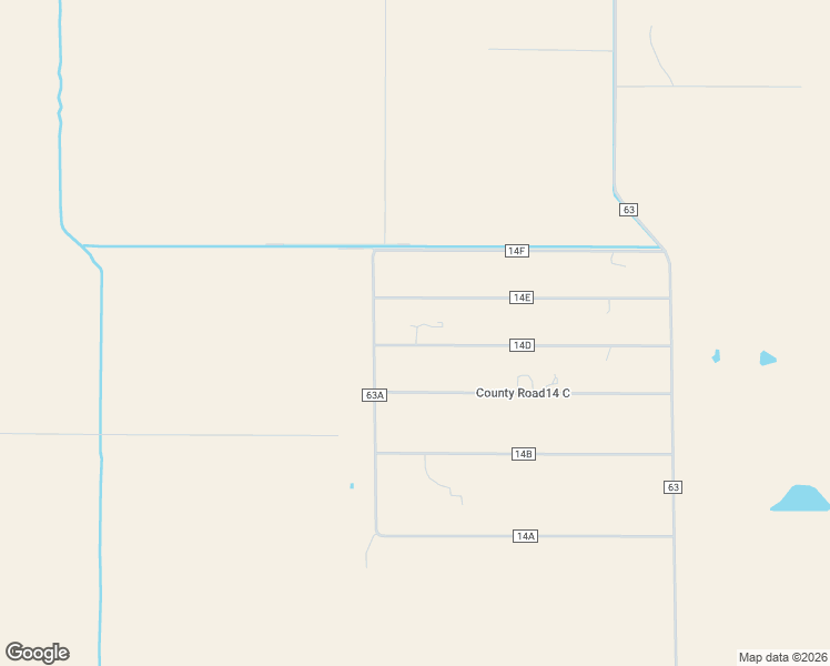 map of restaurants, bars, coffee shops, grocery stores, and more near 3003 County Road 14E in Bishop