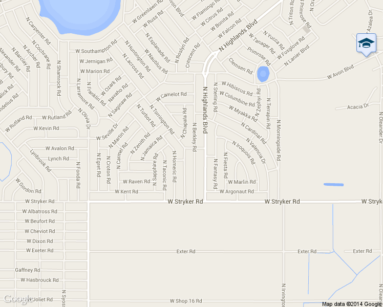 map of restaurants, bars, coffee shops, grocery stores, and more near 1867 North Berkley Road in Avon Park