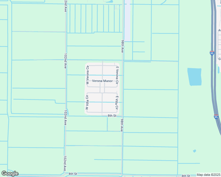 map of restaurants, bars, coffee shops, grocery stores, and more near 9951 East Verona Circle in Vero Beach