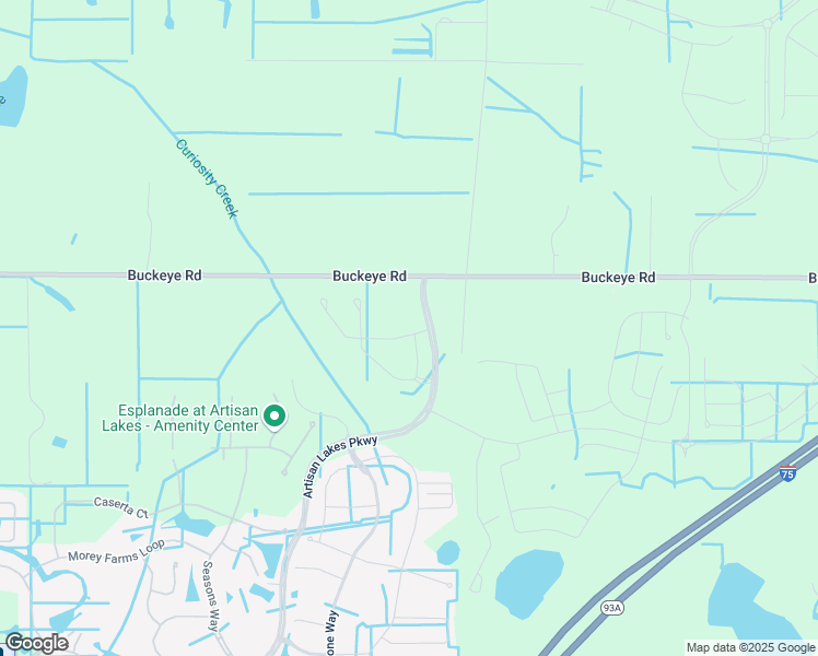 map of restaurants, bars, coffee shops, grocery stores, and more near 6378 Buckeye Road in Palmetto