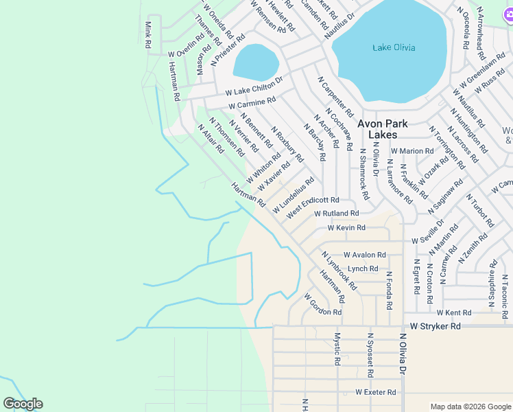 map of restaurants, bars, coffee shops, grocery stores, and more near 2059 Hartman Road in Avon Park