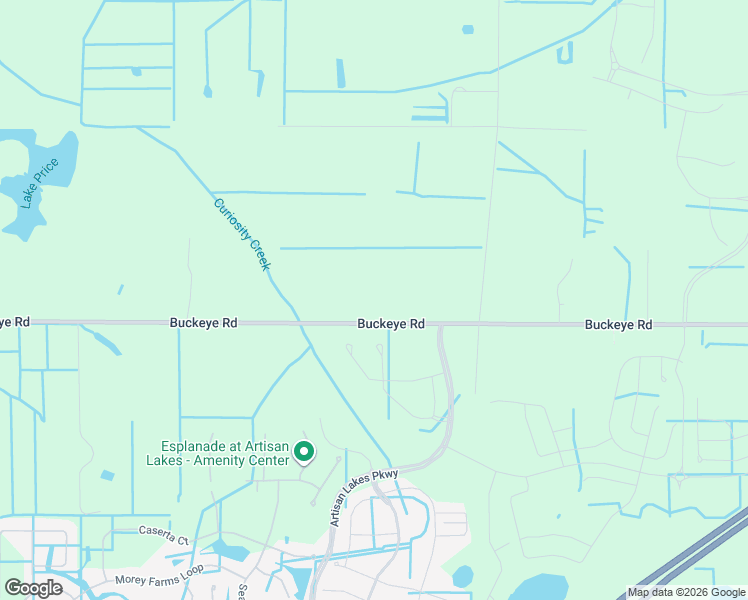 map of restaurants, bars, coffee shops, grocery stores, and more near 6152 Buckeye Road in Palmetto