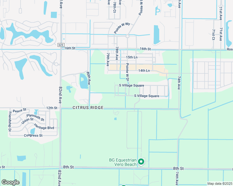 map of restaurants, bars, coffee shops, grocery stores, and more near 1279 Veranda Way in Vero Beach