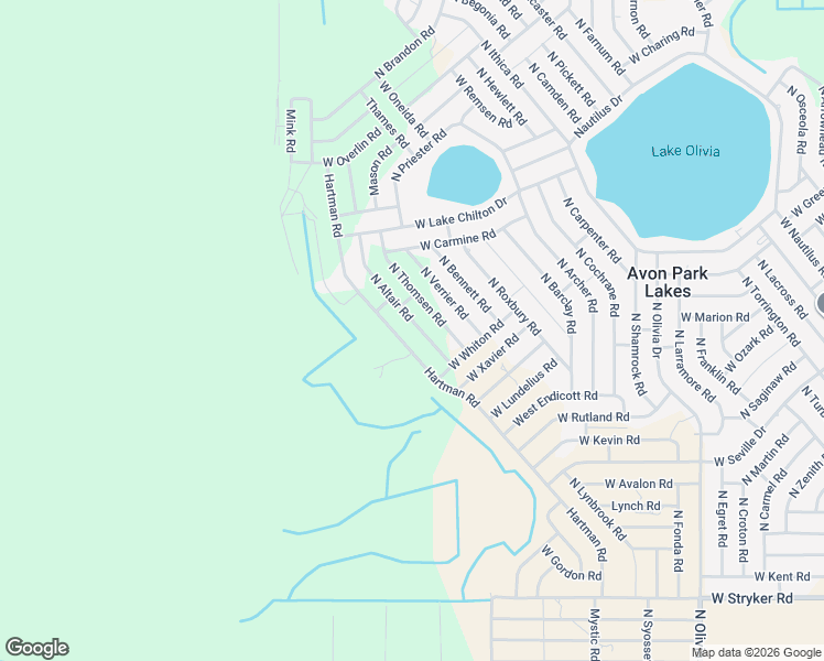 map of restaurants, bars, coffee shops, grocery stores, and more near 2160 North Altair Road in Avon Park