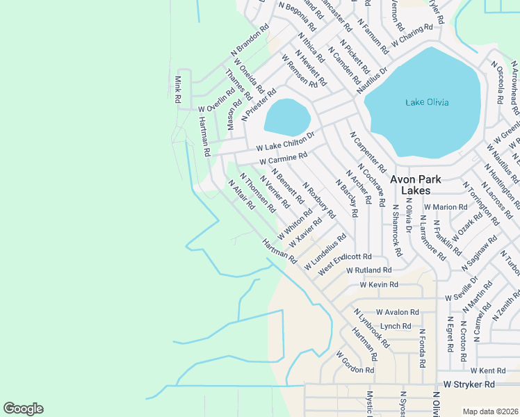 map of restaurants, bars, coffee shops, grocery stores, and more near 2160 North Altair Road in Avon Park