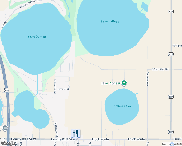 map of restaurants, bars, coffee shops, grocery stores, and more near 2426 Oak Park Road in Avon Park