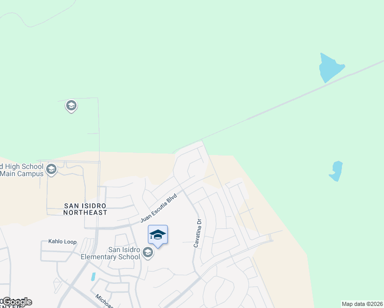 map of restaurants, bars, coffee shops, grocery stores, and more near Unnamed Road in Laredo