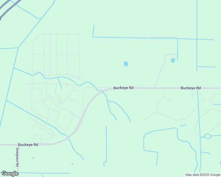 map of restaurants, bars, coffee shops, grocery stores, and more near Buckeye Road in Parrish