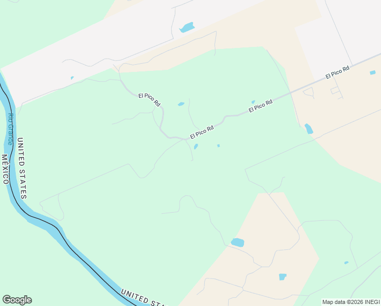 map of restaurants, bars, coffee shops, grocery stores, and more near el Pico Road in Laredo