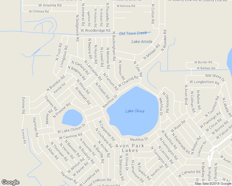 map of restaurants, bars, coffee shops, grocery stores, and more near 2770 Nautilus Drive in Avon Park