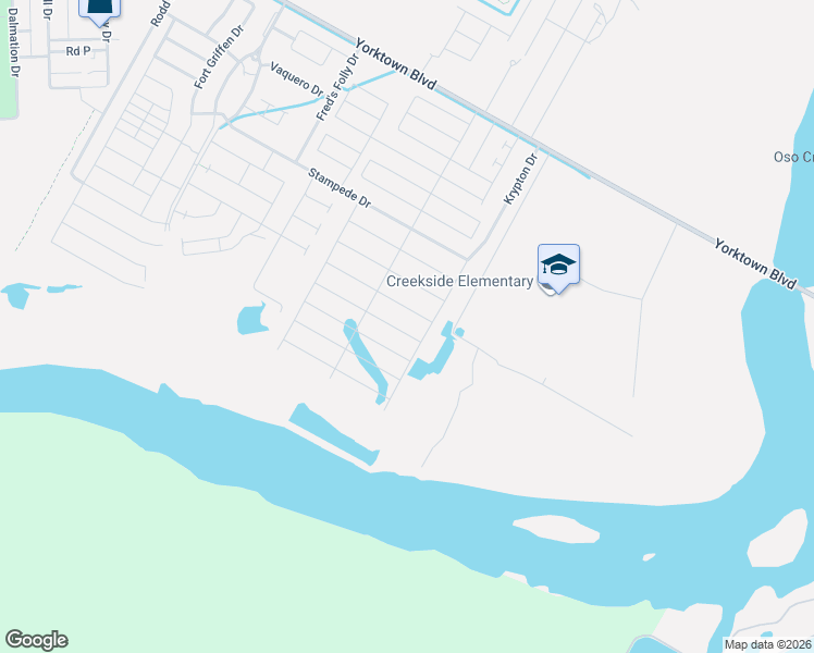 map of restaurants, bars, coffee shops, grocery stores, and more near Spiderman Drive in Corpus Christi