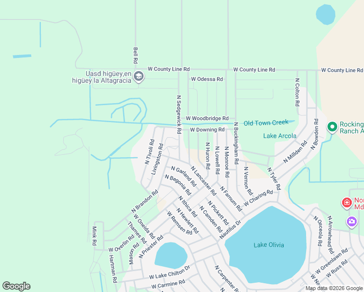 map of restaurants, bars, coffee shops, grocery stores, and more near 2941 Warwick Road in Avon Park