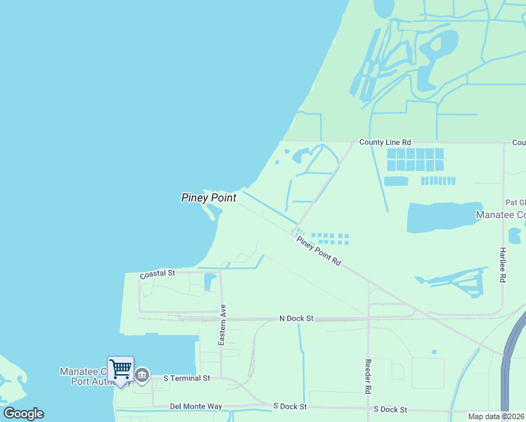 map of restaurants, bars, coffee shops, grocery stores, and more near 912 Piney Point Road in Palmetto