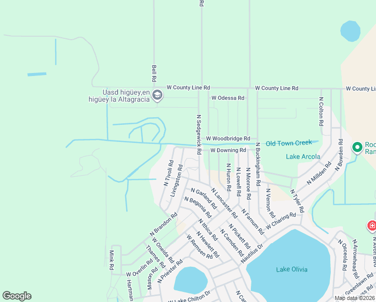 map of restaurants, bars, coffee shops, grocery stores, and more near 3150 North Tivoli Road in Avon Park