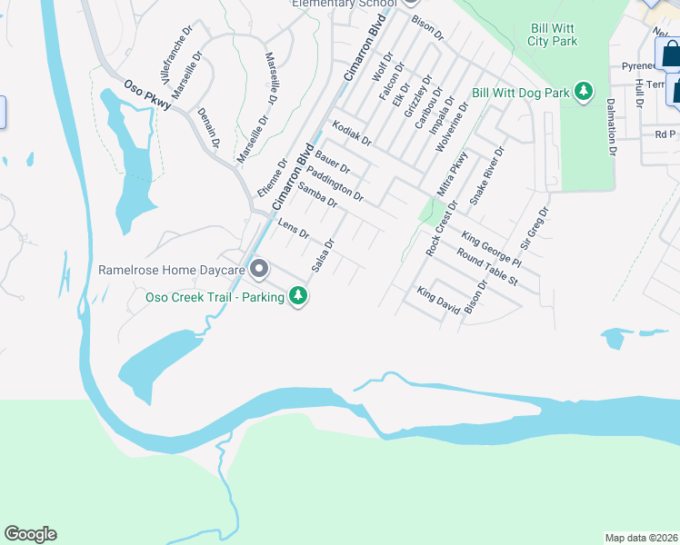 map of restaurants, bars, coffee shops, grocery stores, and more near 8305 Serenity Circle in Corpus Christi