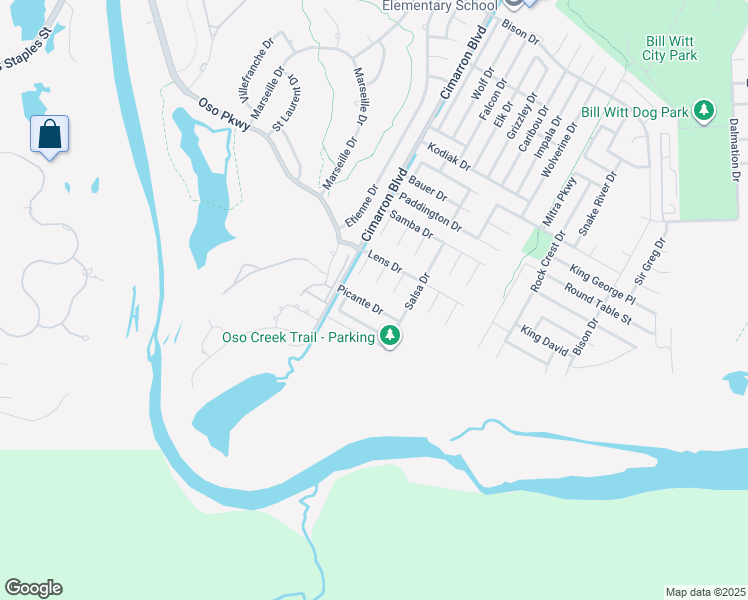 map of restaurants, bars, coffee shops, grocery stores, and more near 6514 Picante Drive in Corpus Christi