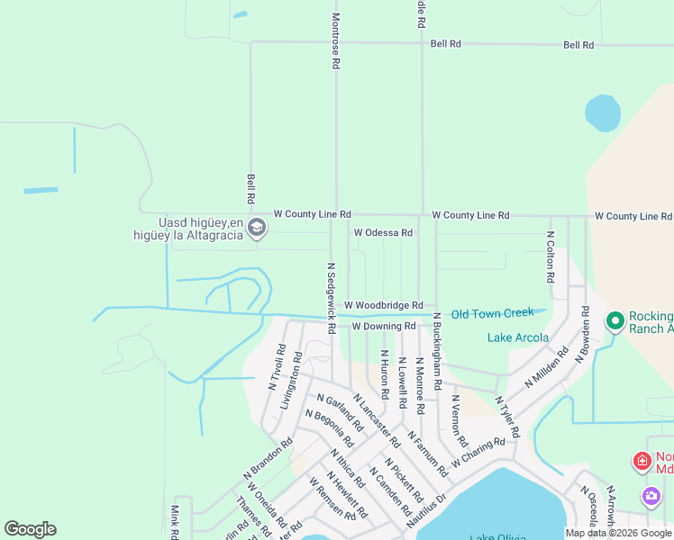 map of restaurants, bars, coffee shops, grocery stores, and more near 3215 North Amherst Road in Avon Park