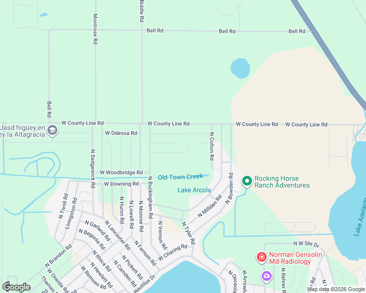 map of restaurants, bars, coffee shops, grocery stores, and more near 2620 London Road in Avon Park