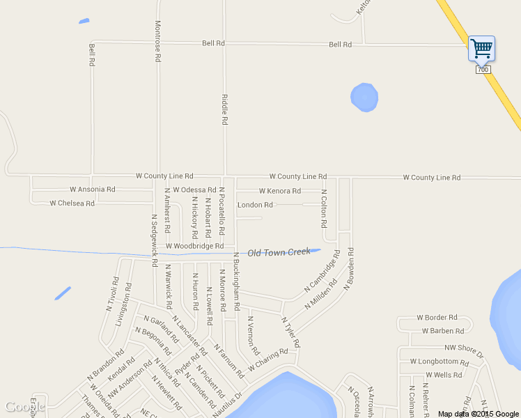 map of restaurants, bars, coffee shops, grocery stores, and more near 2635 London Road in Avon Park