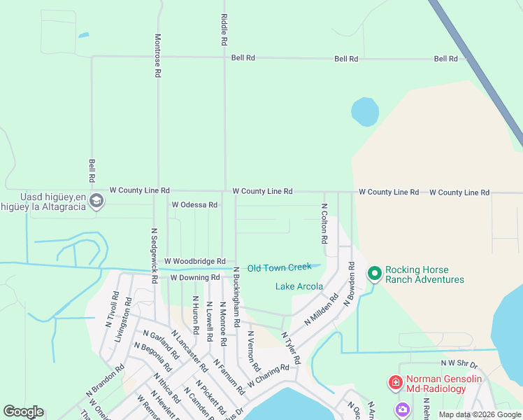 map of restaurants, bars, coffee shops, grocery stores, and more near 2635 London Road in Avon Park