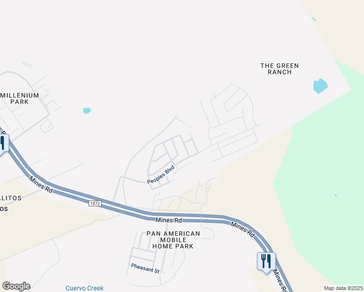 map of restaurants, bars, coffee shops, grocery stores, and more near 1910 Aransas Pass Drive in Laredo