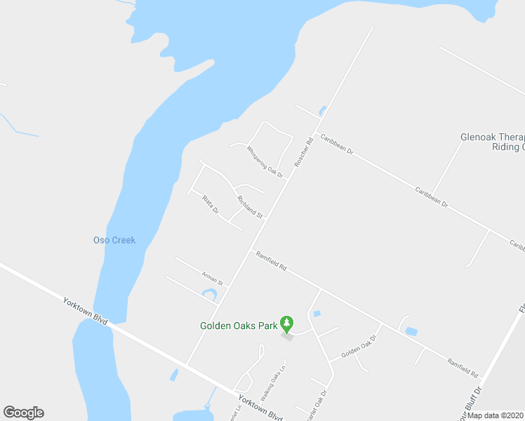 map of restaurants, bars, coffee shops, grocery stores, and more near 2102 Richland Street in Corpus Christi