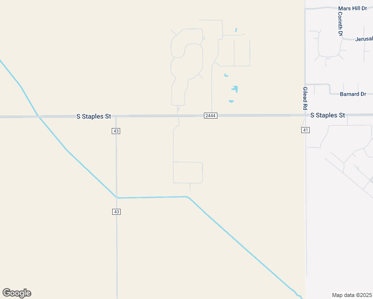map of restaurants, bars, coffee shops, grocery stores, and more near 652 Farm to Market 2444 in Corpus Christi