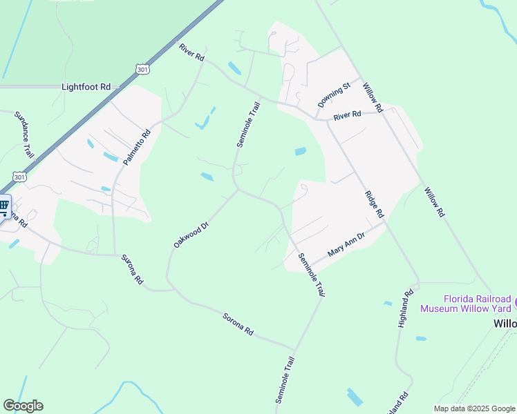 map of restaurants, bars, coffee shops, grocery stores, and more near 3535 Seminole Trail in Wimauma