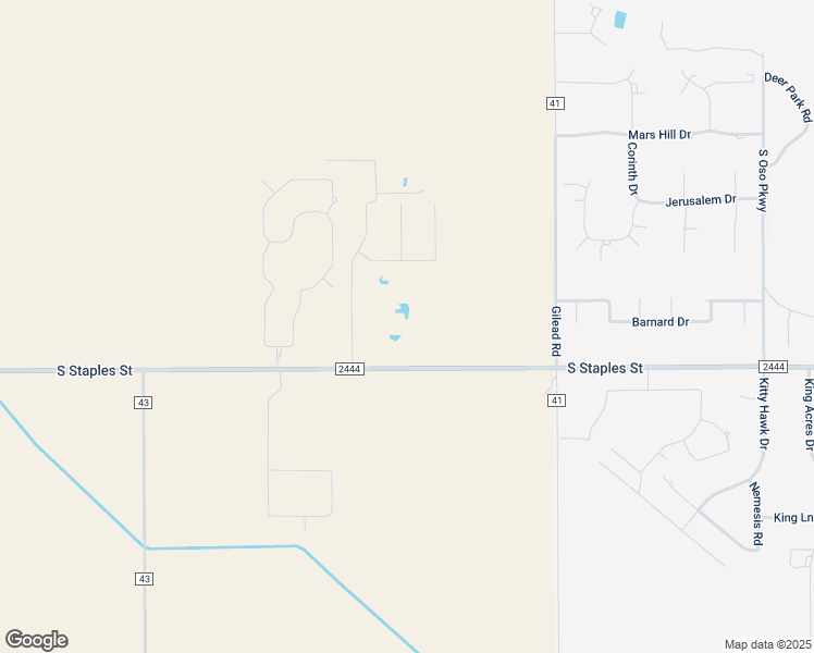 map of restaurants, bars, coffee shops, grocery stores, and more near 652 Farm to Market 2444 in Corpus Christi