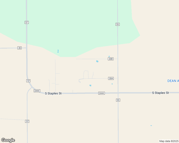 map of restaurants, bars, coffee shops, grocery stores, and more near 2124 County Road 20A in Corpus Christi