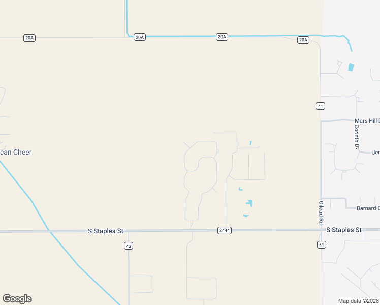 map of restaurants, bars, coffee shops, grocery stores, and more near 753 Buffalo Creek Drive in Corpus Christi