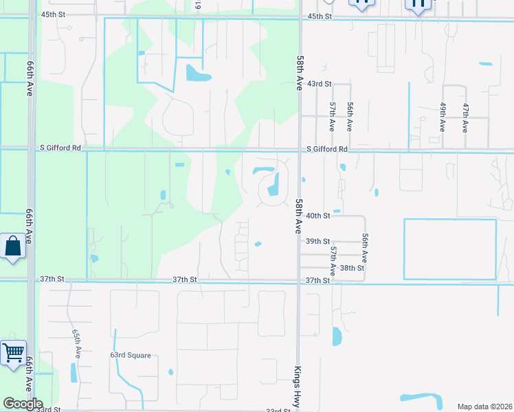 map of restaurants, bars, coffee shops, grocery stores, and more near 5866 39th Lane in Vero Beach