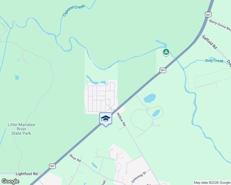 map of restaurants, bars, coffee shops, grocery stores, and more near 4334 Hamlin Way in Wimauma