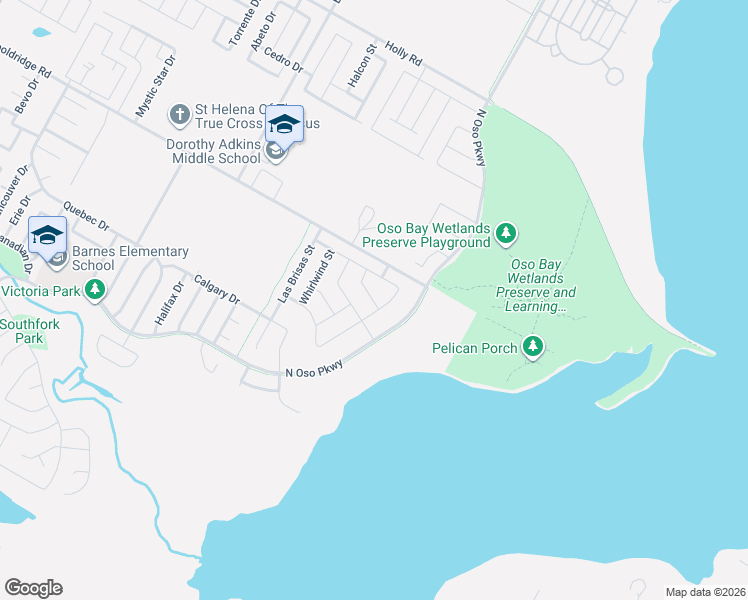 map of restaurants, bars, coffee shops, grocery stores, and more near 8162 Luz de Luna Street in Corpus Christi