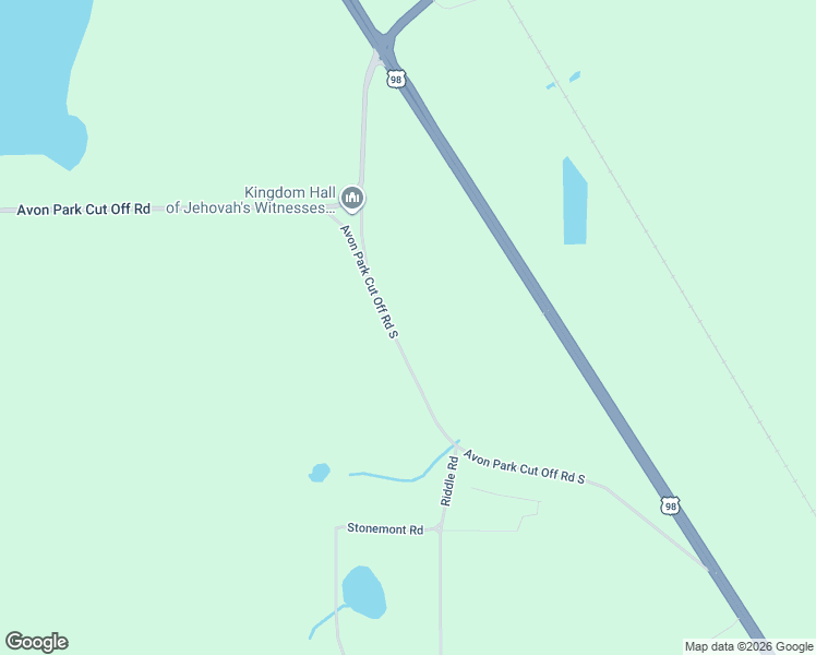 map of restaurants, bars, coffee shops, grocery stores, and more near 4640 Avon Park Cut Off Road South in Avon Park