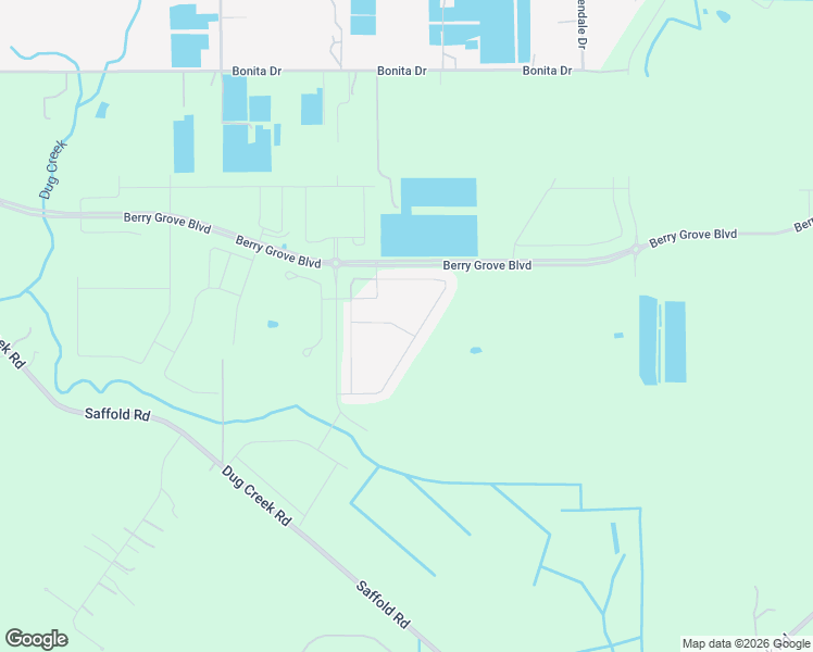map of restaurants, bars, coffee shops, grocery stores, and more near 5380 Blue Horizon Way in Wimauma