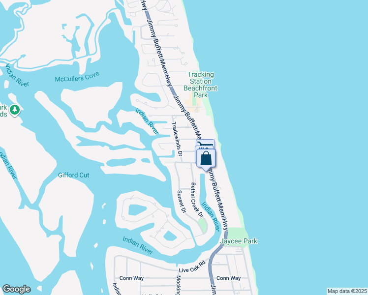 map of restaurants, bars, coffee shops, grocery stores, and more near 910 Tropic Drive in Vero Beach