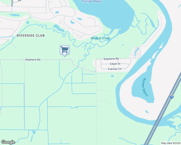 map of restaurants, bars, coffee shops, grocery stores, and more near 820 Stephens Road in Ruskin