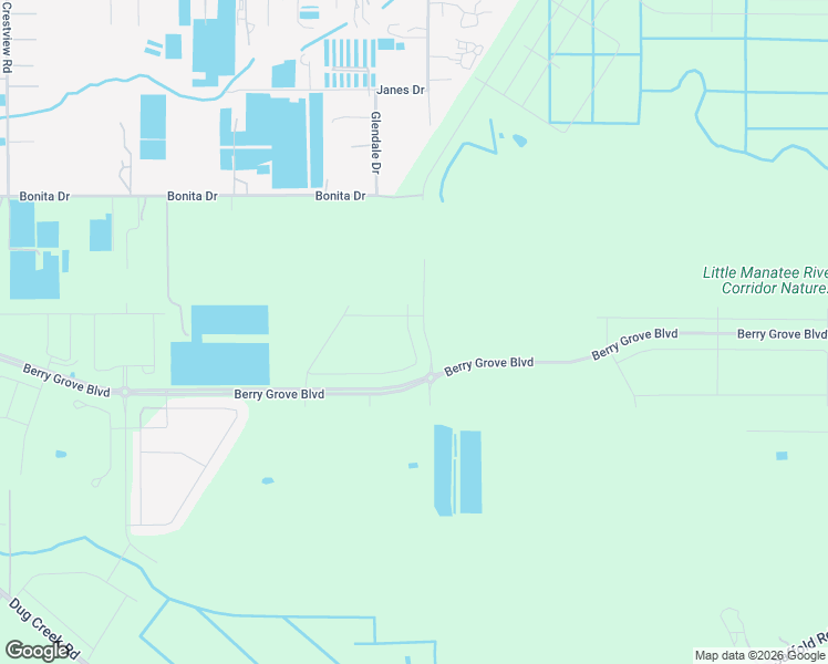 map of restaurants, bars, coffee shops, grocery stores, and more near 5583 Vibrant Vine Drive in Wimauma