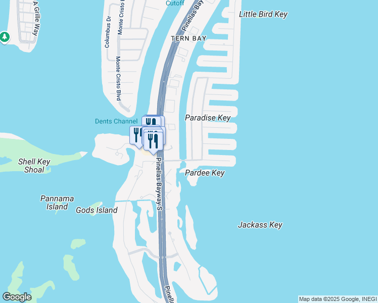 map of restaurants, bars, coffee shops, grocery stores, and more near 1140 3rd Avenue South in St. Petersburg