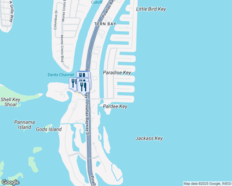 map of restaurants, bars, coffee shops, grocery stores, and more near 1145 2nd Avenue South in St. Petersburg