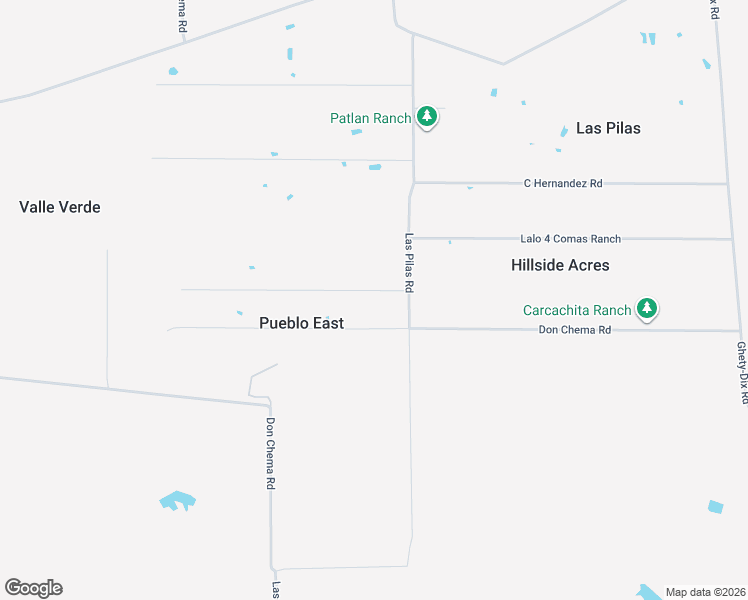 map of restaurants, bars, coffee shops, grocery stores, and more near Valdez Road in Laredo