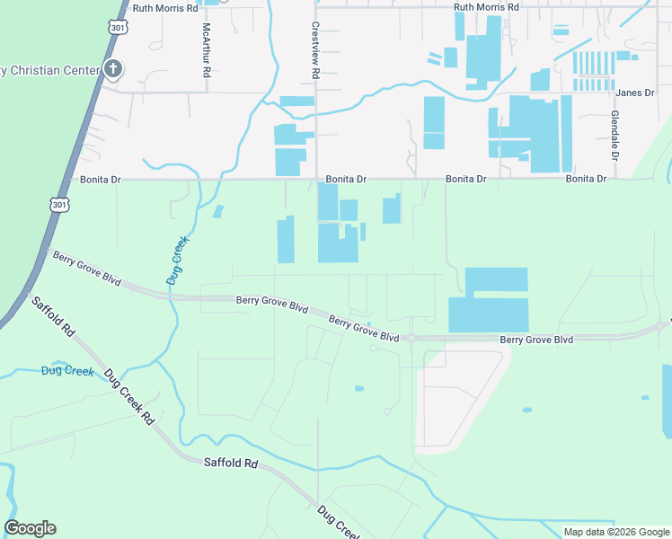 map of restaurants, bars, coffee shops, grocery stores, and more near 5182 Fiddle Fig Avenue in Wimauma