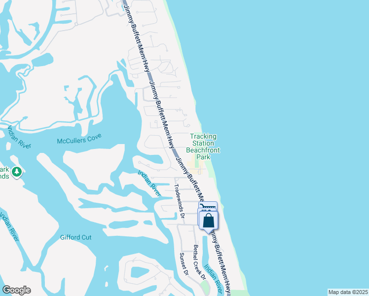 map of restaurants, bars, coffee shops, grocery stores, and more near 5070 Florida A1A in Vero Beach