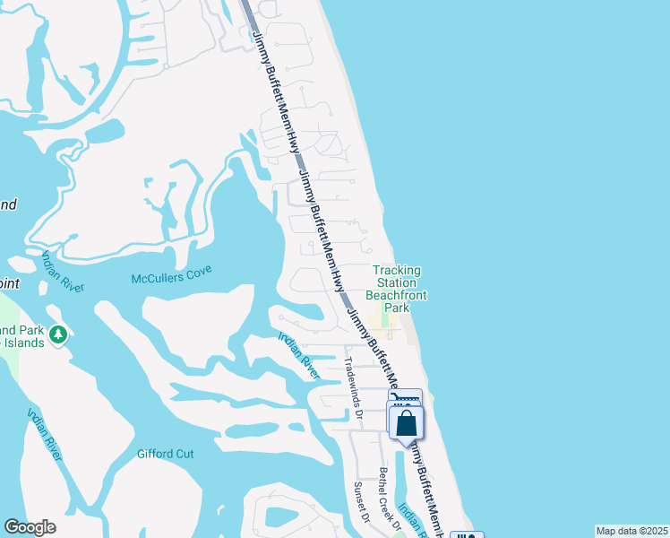 map of restaurants, bars, coffee shops, grocery stores, and more near 5300 State Highway in Vero Beach