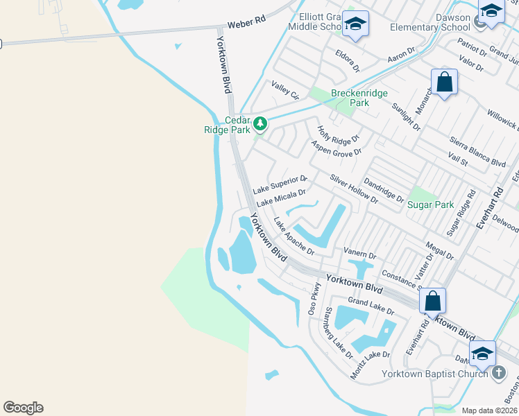 map of restaurants, bars, coffee shops, grocery stores, and more near 4202 Pontchartrain Drive in Corpus Christi