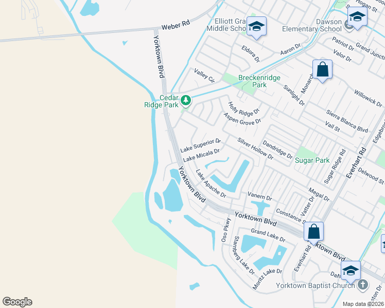 map of restaurants, bars, coffee shops, grocery stores, and more near 4202 Pontchartrain Drive in Corpus Christi